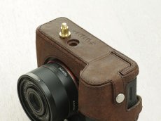 Photo4: Leather Camera Body Suit [for SONY a7 II / a7R II / a7S II] (4)