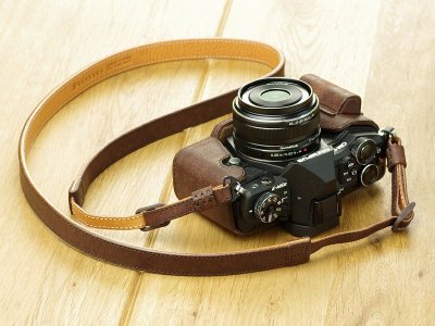 Photo2: Leather Camera Body Suit [for OLYMPUS OM-D E-M5 MarkII]