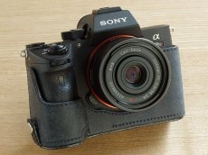 Photo2: Leather Camera Body Suit [for SONY a7 III / a7R III / a9] (2)