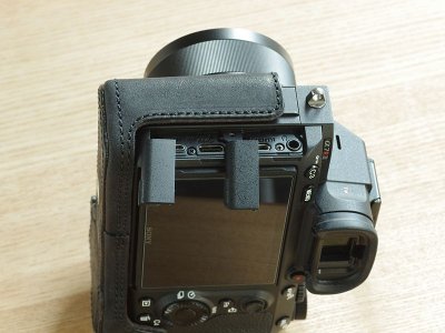 Photo3: Leather Camera Body Suit [for SONY a7 III / a7R III / a9]