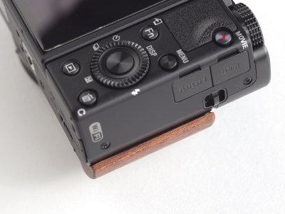 Photo2: Wood Grip for the RX100 Series