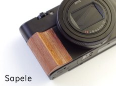 Photo4: Wood Grip for the RX100 Series (4)