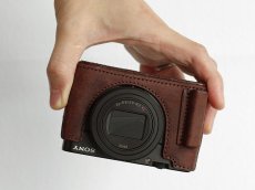 Photo2: Leather Camera Body Suit [for SONY RX100M6] (2)