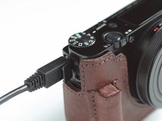 Photo5: Leather Camera Body Suit [for SONY RX100M6] (5)