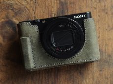 Photo4: Leather Camera Body Suit [for SONY RX100M6] (4)