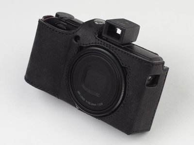 Photo2: Leather Camera Body Suit [for Ricoh GR3 / GR3x]