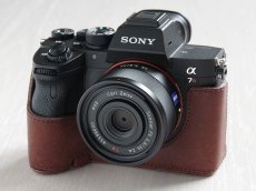Photo4: Leather Camera Body Suit [for SONY a7 IV / a9 II] (4)