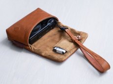 Photo6: Leather Camera Case [CUSCINO] (6)