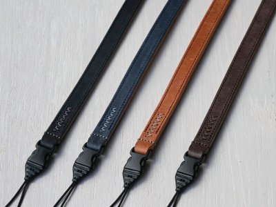 Photo2: Leather Camera Strap [CLASSICO SERPENTE]