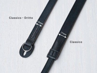 Photo1: Leather Camera Strap [CLASSICO DRITTO]