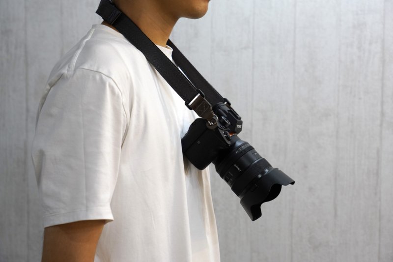 Photo1: Detachable very short camera strap [CORTO Libero]