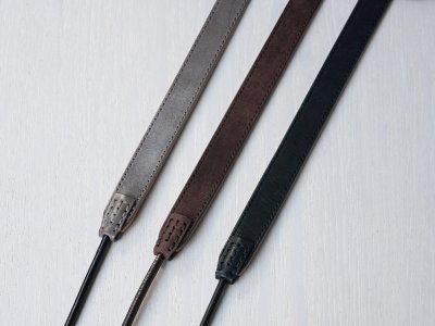 Photo1: Leather Camera Strap [SLING SHOT]