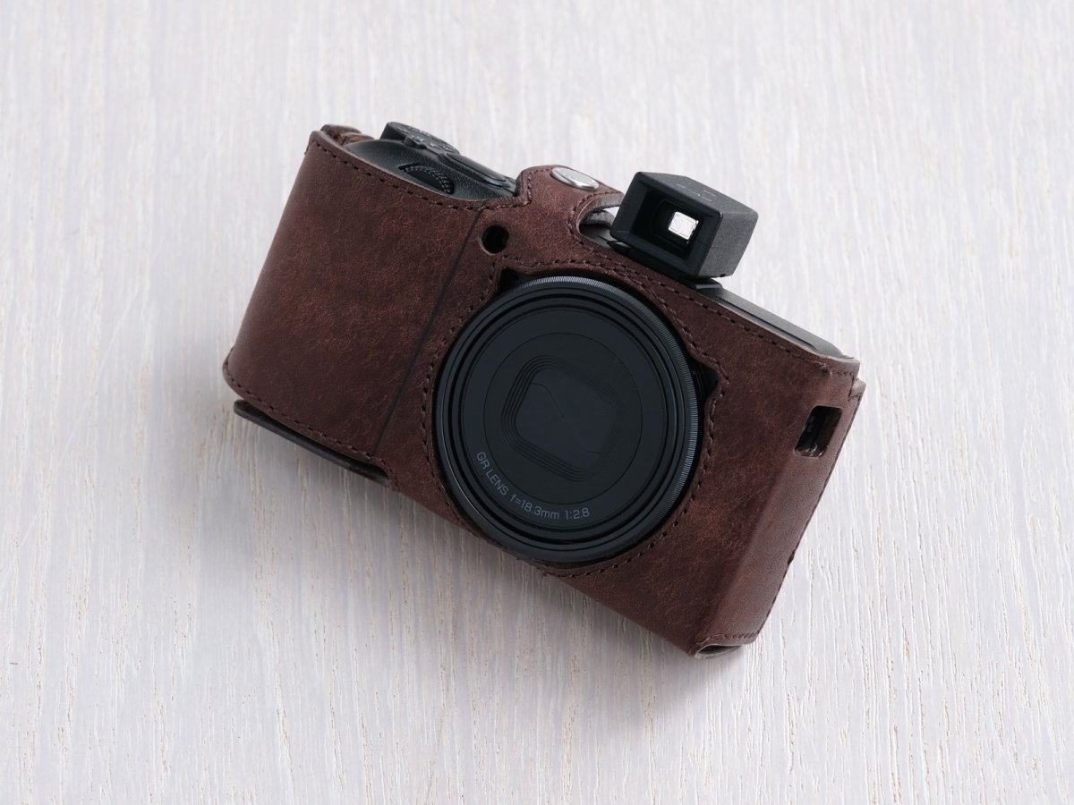 Photo18: Leather Camera Body Suit [for Ricoh GR4] (18)