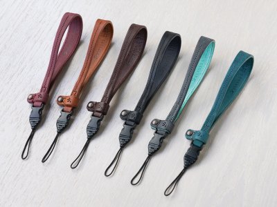 Photo1: Leather Wrist Strap [SPUTNIK]