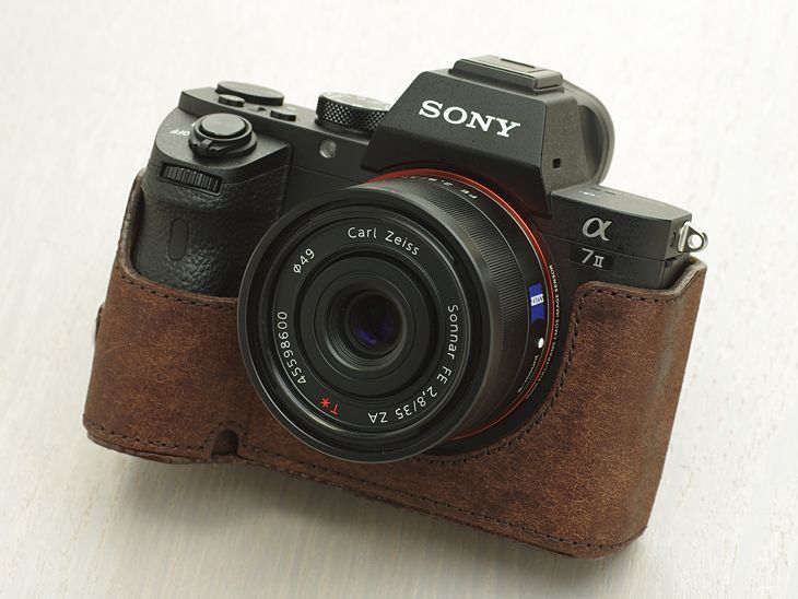 Photo1: Leather Camera Body Suit [for SONY a7 II / a7R II / a7S II] (1)